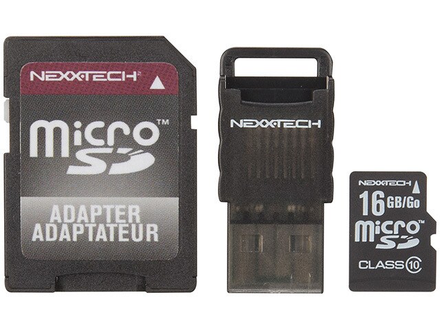 Nexxtech microSD Pro Class 10 SDHC 16GB Memory Card