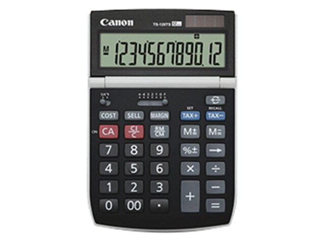 Canon TS 120TS 12 Digit Calculator with Tilt Screen Screen and Tax Business Functions