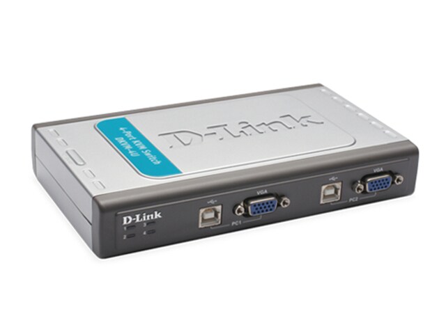 D Link DKVM 4U 4 Port USB KVM Switch