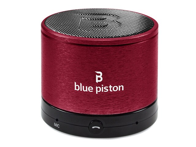 Logiix LGX 10614 Blue Piston Wireless Bluetooth Speaker Red
