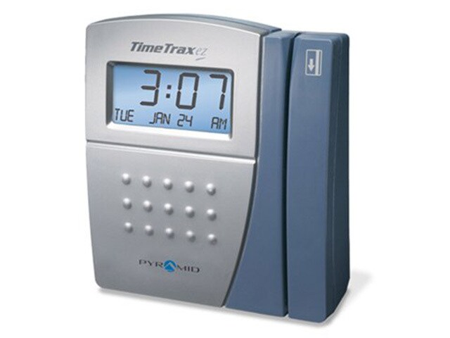 Pyramid TTEZ TimeTrax EZ Serial USB Swipe Card Time Clock System