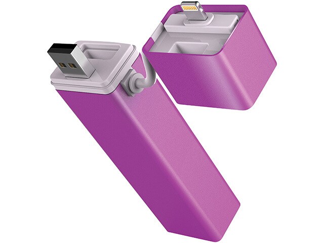 MiPow Power Tube 4000 with Lightning Connector Purple