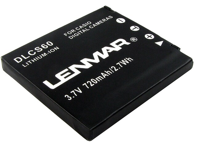 Lenmar DLCS60 NP 60 Replacement Li Ion Battery for Select Casio Cameras