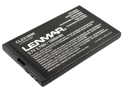 Lenmar CLZ318NK Replacement Battery for Nokia Sapphire, Carbon, Gold and XpressMusic Cellular Phones