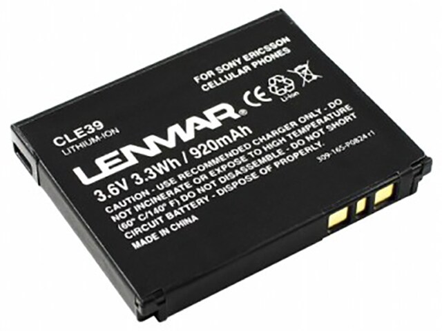Lenmar CLE39 Replacement Battery for Sony Ericsson W380 Series Cellular Phones