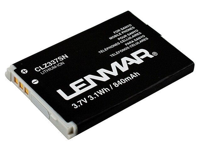 Lenmar CLZ337SN Replacement Battery for Sanyo Katana Incognito Cellular Phones