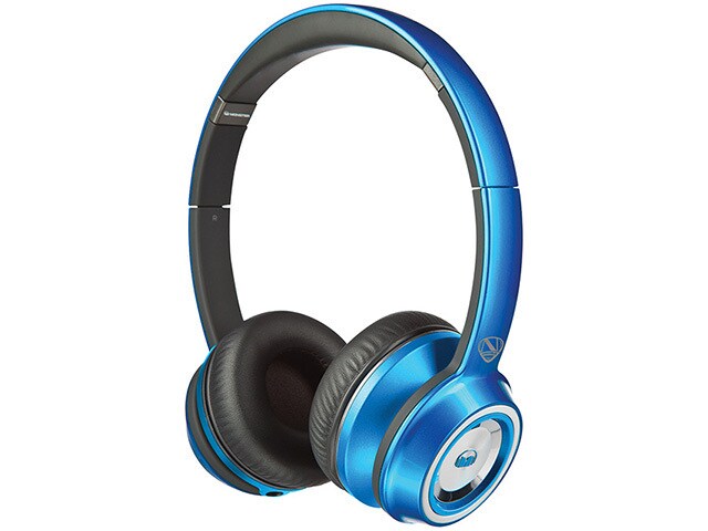 Monster NCredible NTune 128505 00 High Performance On Ear Headphones with ControlTalk Candy Blue
