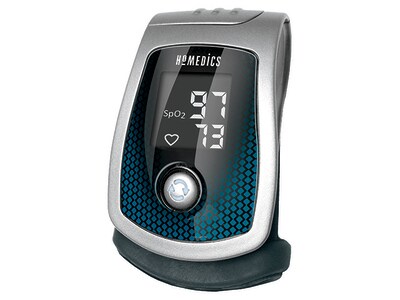 HoMedics Pulse Oximeter for Oxygen Level and Pulse Rate Measurement
