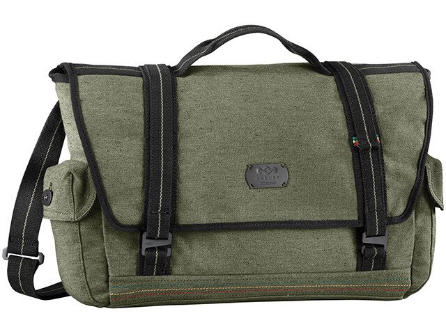 House of Marley Lively Up Multi Storage Messenger Bag Military