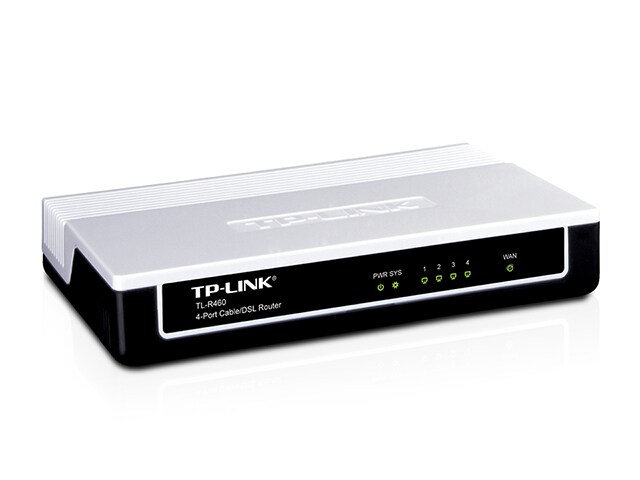 TP LINK TL R460 4 Port Cable DSL Router