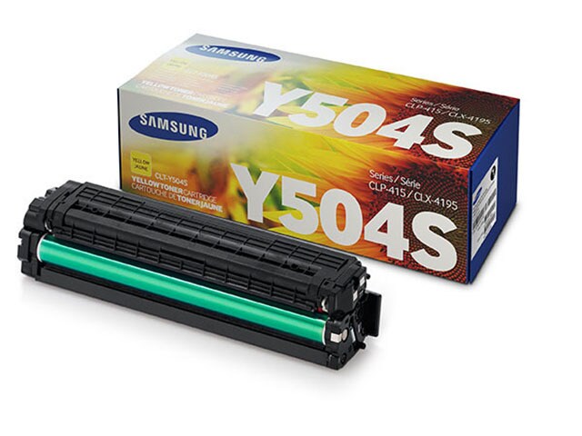 Samsung CLT Y504S XAA Toner Cartridge Yellow