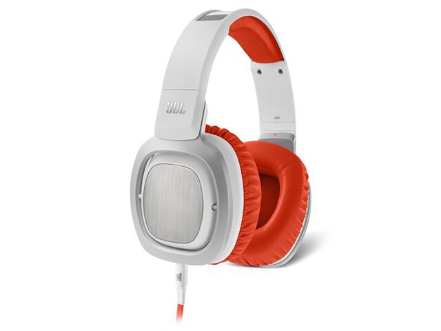 JBL J88I Premium Over Ear Headphones with Microphone White Orange
