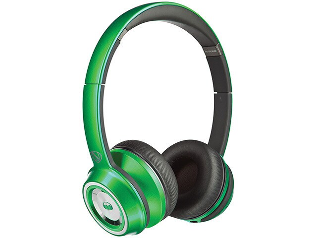 Monster NCredible NTune 128504 00 High Performance On Ear Headphones with ControlTalk Candy Green