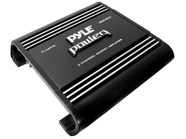 Pyle Car Audio 2000W with 2 Channel Bridgeable MOSFET Amplifier Black