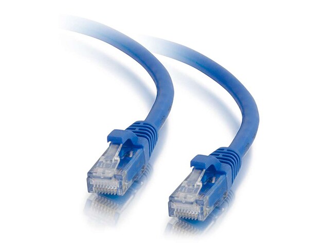 C2G 23828 30cm 1 Cat5e Snagless Unshielded UTP Network Patch Cable Blue
