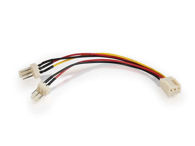 C2G 27391 10cm 4 quot; 3 pin Fan Power Y Cable