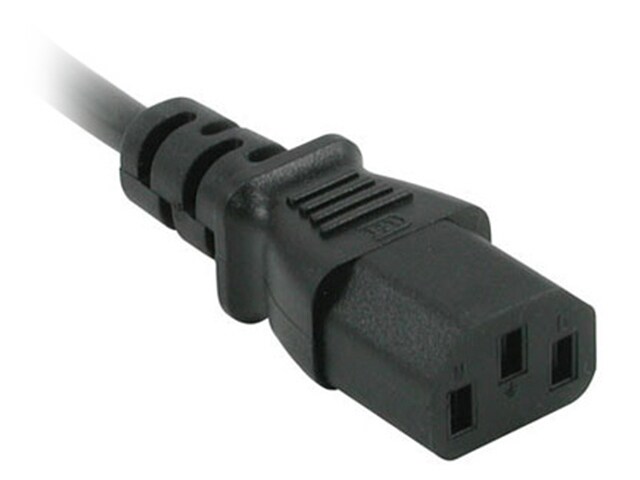 C2G 24240 30cm 1 18AWG Universal Power Cord NEMA 5 15 to IEC320C13