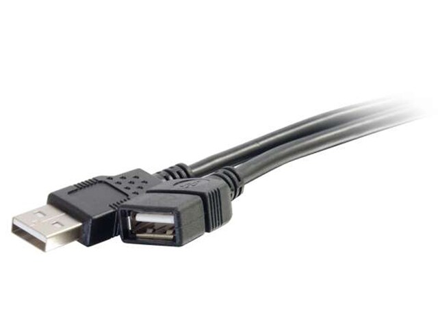 C2G 52106 1m 3 USB A A Extension Cable Black