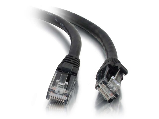C2G 15180 0.9m 3 Cat5e Snagless Unshielded UTP Network Patch Cable Black