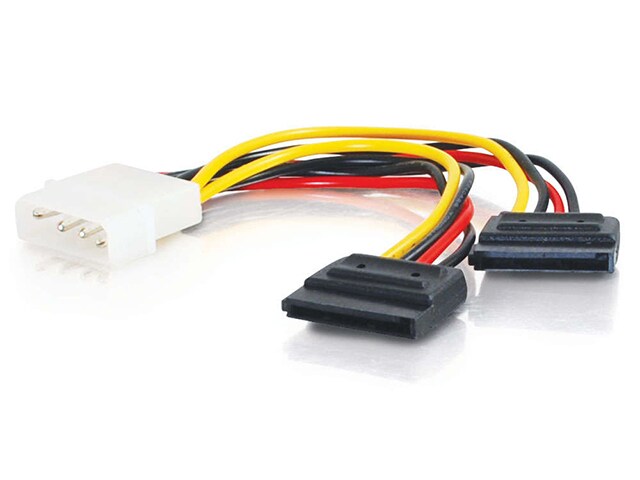 C2G 10155 15cm 6 quot; Serial ATA Dual Power Splitter Cable