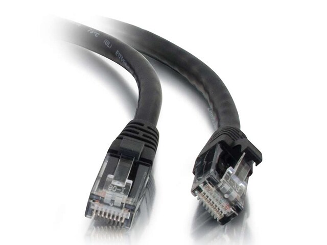C2G 15196 2.1m 7 Cat5e Snagless Unshielded UTP Network Patch Cable Black