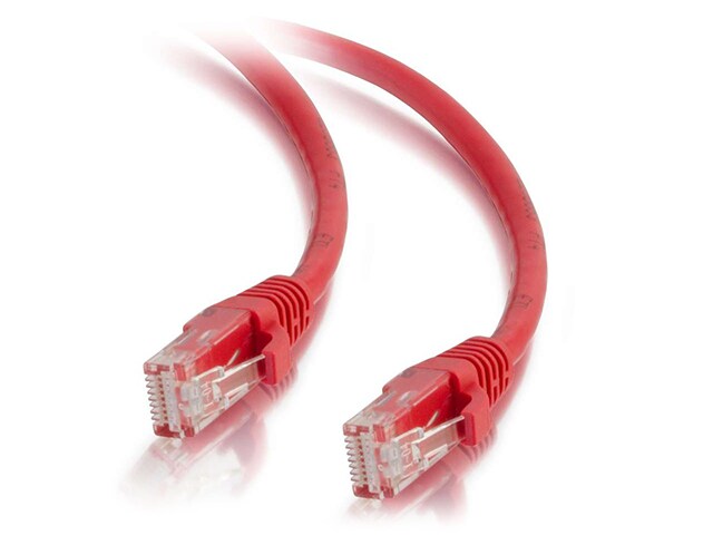 C2G 15197 2.1m 7 Cat5e Snagless Unshielded UTP Network Patch Cable Red
