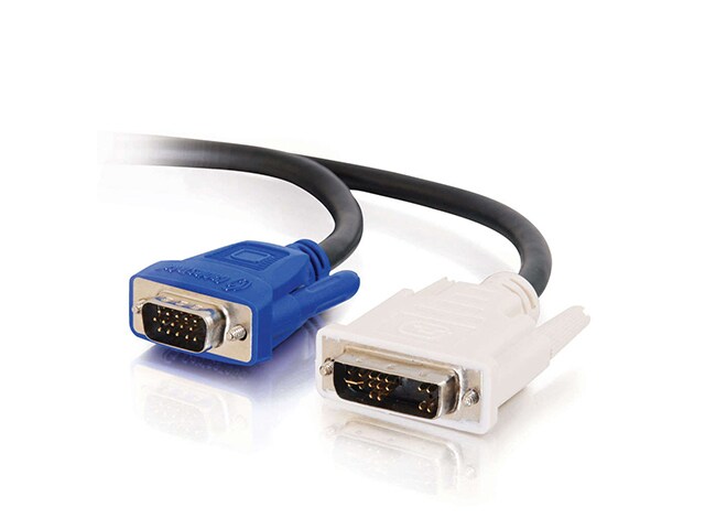 C2G 26958 1m 3 DVI Male to HD15 VGA Male Video Cable