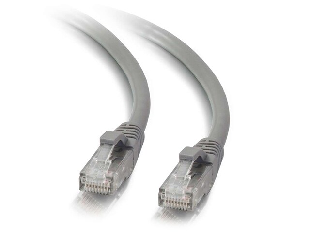 C2G 15211 7.6m 25 Cat5e Snagless Unshielded UTP Network Patch Cable Grey