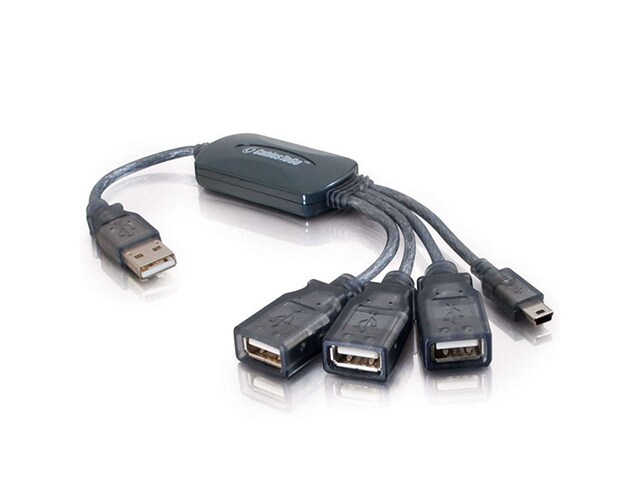 C2G 27402 28cm 11 quot; 4 Port USB 2.0 Hub Cable