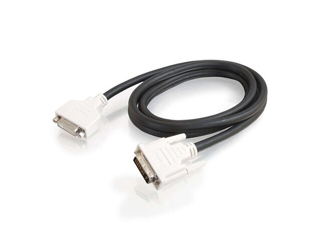 C2G 26950 2m 6.5 DVI D M F Dual Link Digital Video Extension Cable 6.6ft