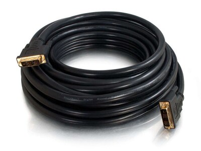 C2G 41231 3m (10') Pro Series Single Link DVI-D Digital Video Cable M/M - In-Wall CL2-Rated