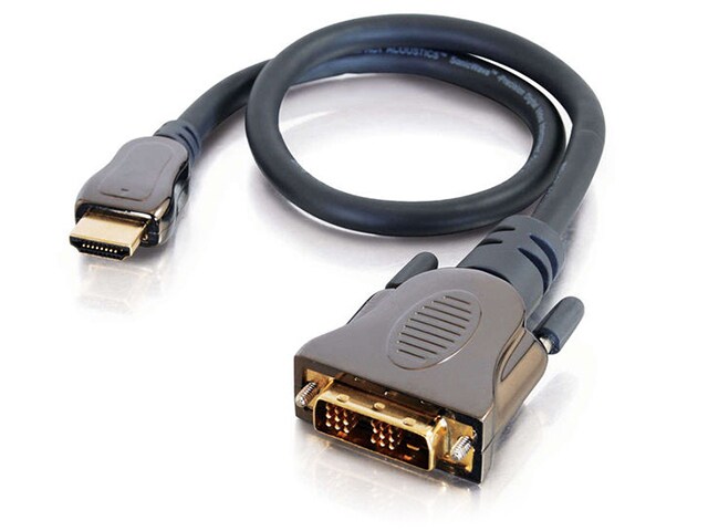 C2G 40287 1m 3.3 SonicWave HDMI to DVI D Digital Video Cable M M In Wall CL2 Rated