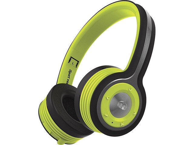 Monster 128939 00 iSport Freedom Wireless Bluetooth On Ear Headphones Yellow