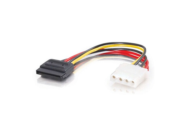 C2G 10150 15cm 6 quot; 15 Pin Serial ATA Female to LP4 Female Power Cable