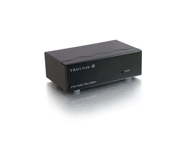 C2G 39967 2 Port UXGA Monitor Splitter Extender with 3.5mm Audio Female Input