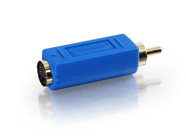 C2G 13051 Bi Directional S Video Female to RCA Male Video Adapter