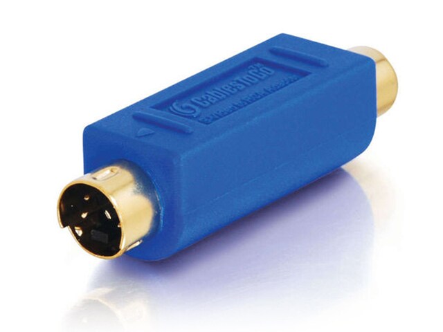C2G 13058 Bi Directional S Video Male to RCA Female Video Adapter