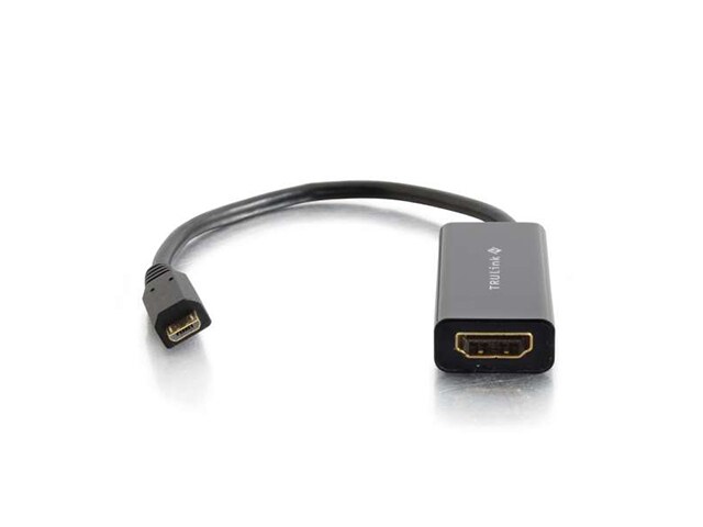 C2G 29351 Mobile Device USB Micro B to HDMI Display MHL Adapter Cable
