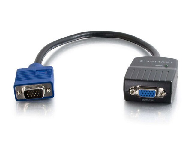 C2G 29587 279.4mm 11 quot; TruLink 2 Port UXGA Monitor Splitter Cable