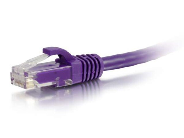 C2G 27800 30cm 1 Cat6 Snagless Unshielded UTP Network Patch Cable Purple