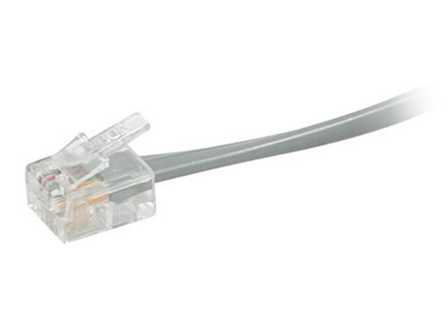 C2G 02973 7.6m 25 RJ11 6P4C Straight Modular Cable