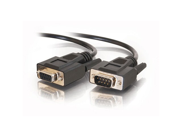 C2G 25213 1m 3 DB9 M F Extension Cable Black