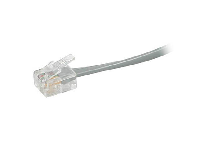 C2G 09593 15.2m 50 RJ11 6P4C Straight Modular Cable