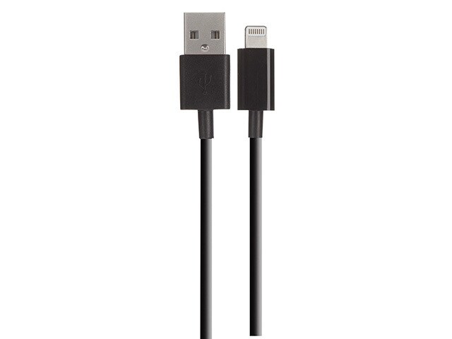 Nexxtech 1.2m 4 Charge and Sync Cable with Lightning Connector for Apple Devices Black