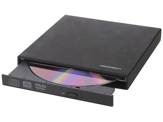 Nexxtech External Slim DVD CD Drive