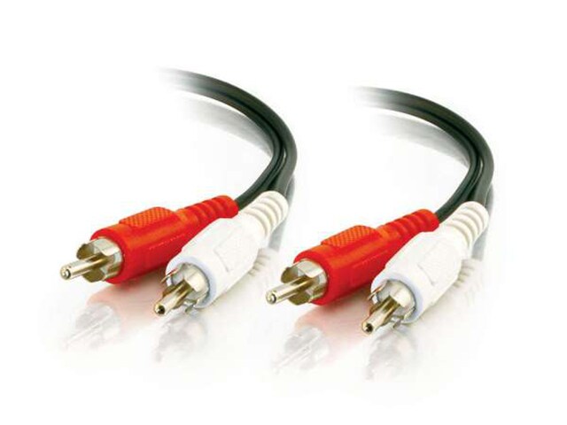 C2G 40466 7.6m 25ft Value Series RCA Stereo Audio Cable