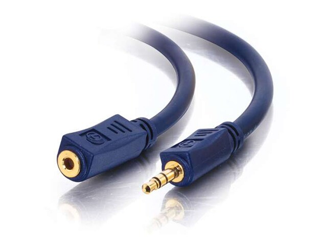 C2G 40610 7.6m 25ft Velocity 3.5mm M F Stereo Audio Extension Cable