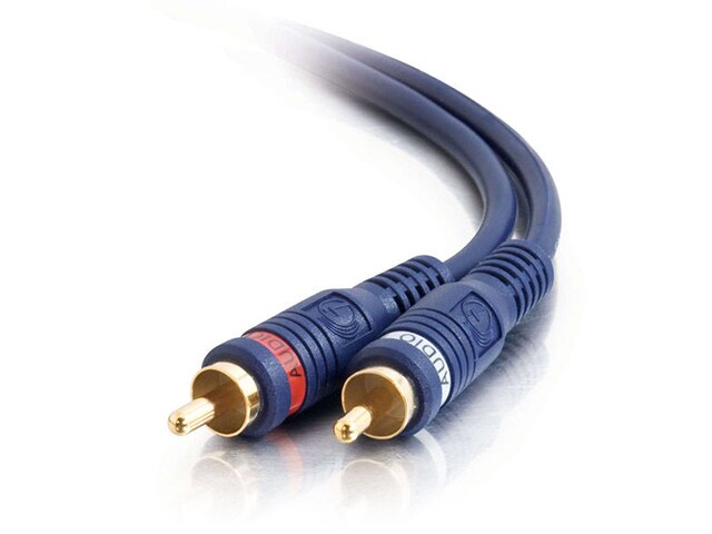 C2G 40005 0.46m 1.5ft Velocity RCA Stereo Audio Cable