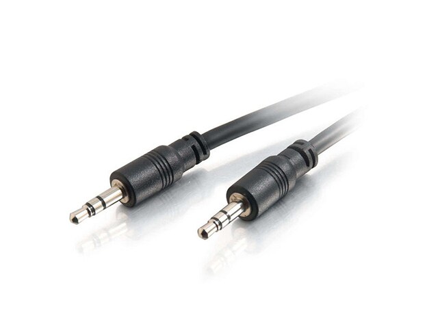 C2G 40109 15.2m 50ft CMG Rated 3.5mm Stereo Audio Cable With Low Profile Connectors