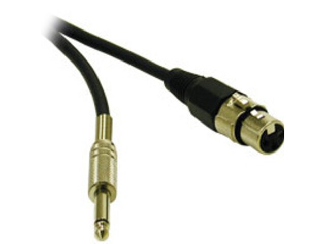 C2G 40043 7.6m 25ft Pro Audio XLR Female to 1 4in Male Cable